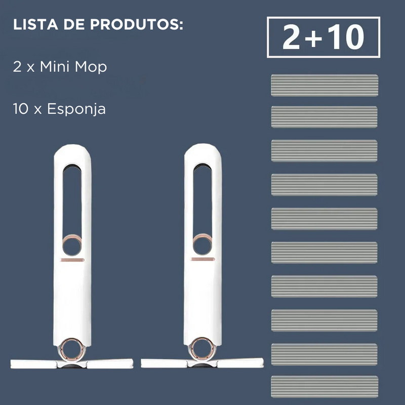 Praticidade Doméstica: Mini Mop de Esponja Portátil