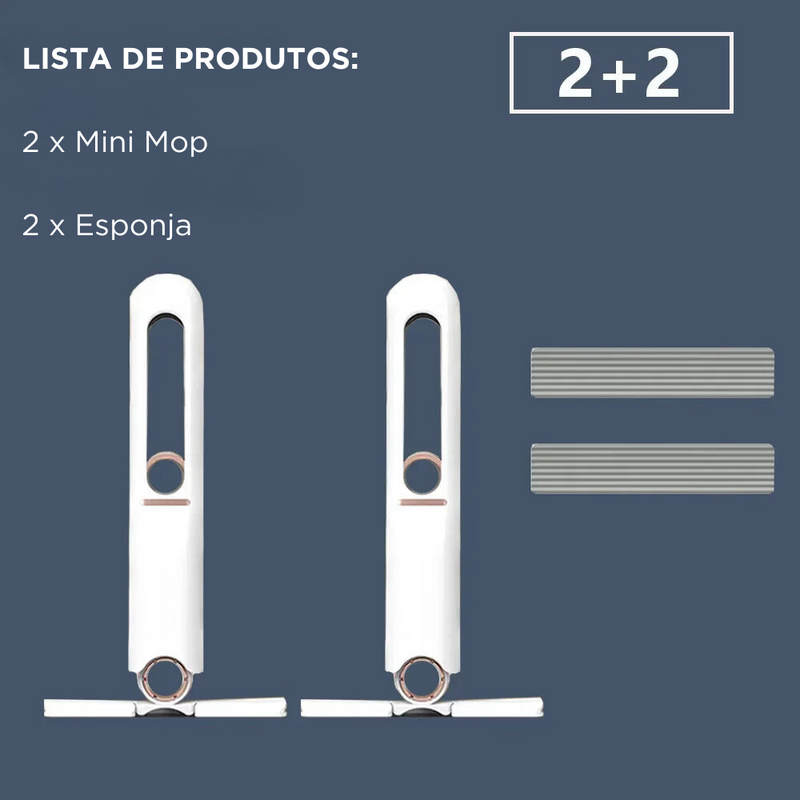 Praticidade Doméstica: Mini Mop de Esponja Portátil