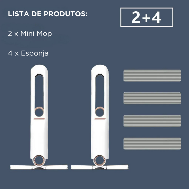 Praticidade Doméstica: Mini Mop de Esponja Portátil