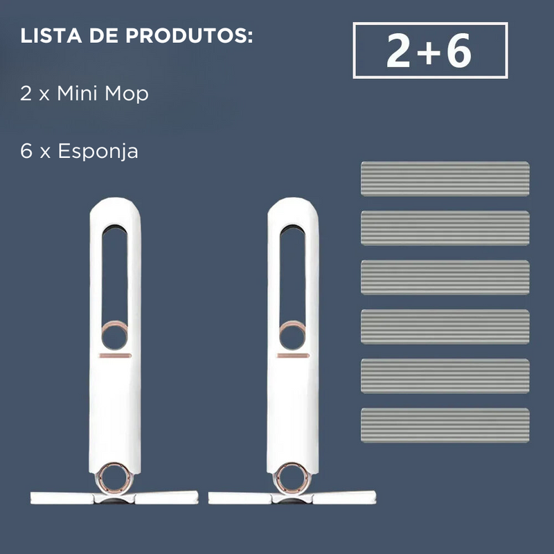 Praticidade Doméstica: Mini Mop de Esponja Portátil