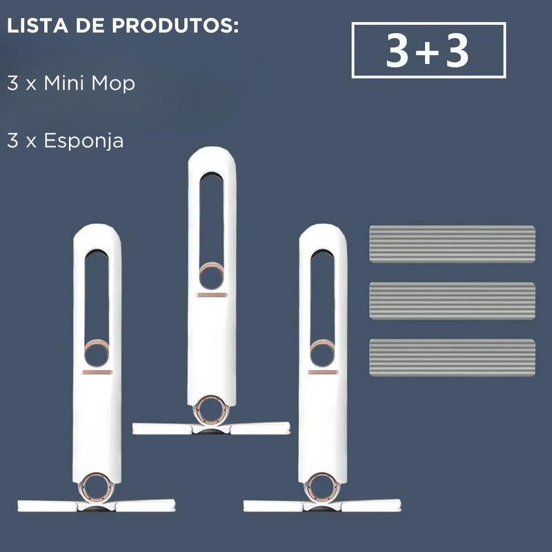 Praticidade Doméstica: Mini Mop de Esponja Portátil