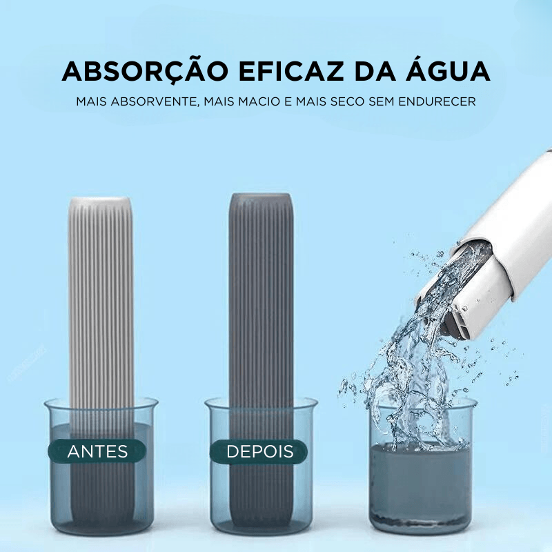 Praticidade Doméstica: Mini Mop de Esponja Portátil