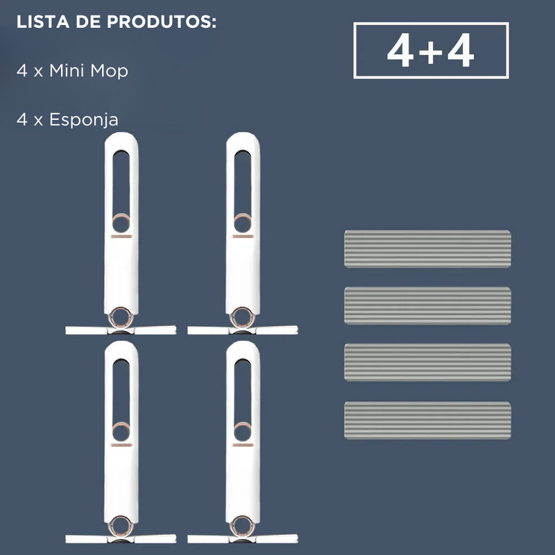 Praticidade Doméstica: Mini Mop de Esponja Portátil