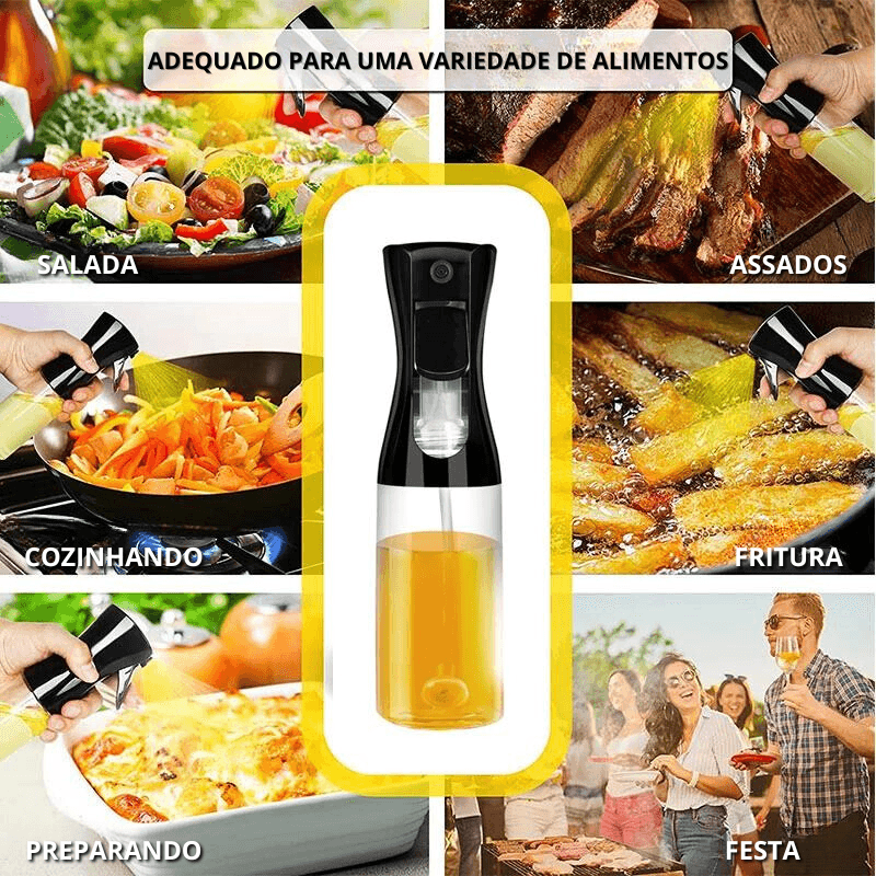 Dose Certa: Frasco de Spray para Cozinhar com Óleo e Azeite - BOUS