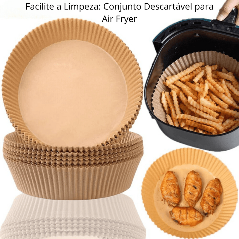 Facilite a Limpeza: Conjunto Descartável para Air Fryer