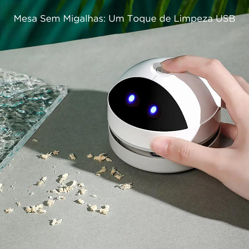 Mesa Sem Migalhas: Um Toque de Limpeza USB