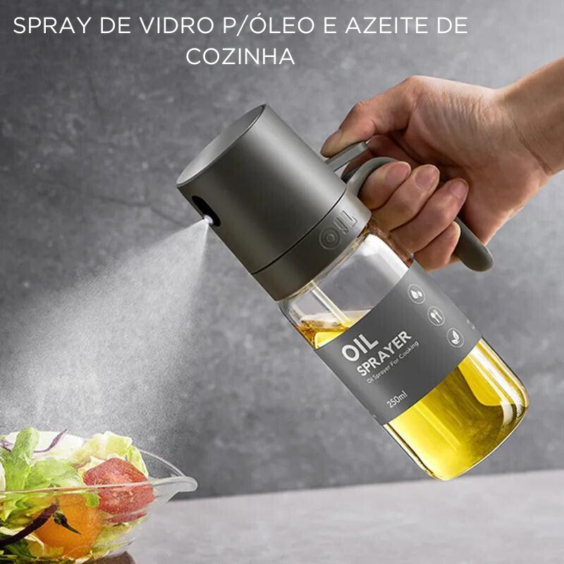 Um Toque de Classe: Spray de Vidro de Borosilicato Alto para Óleo e Azeite de Cozinha