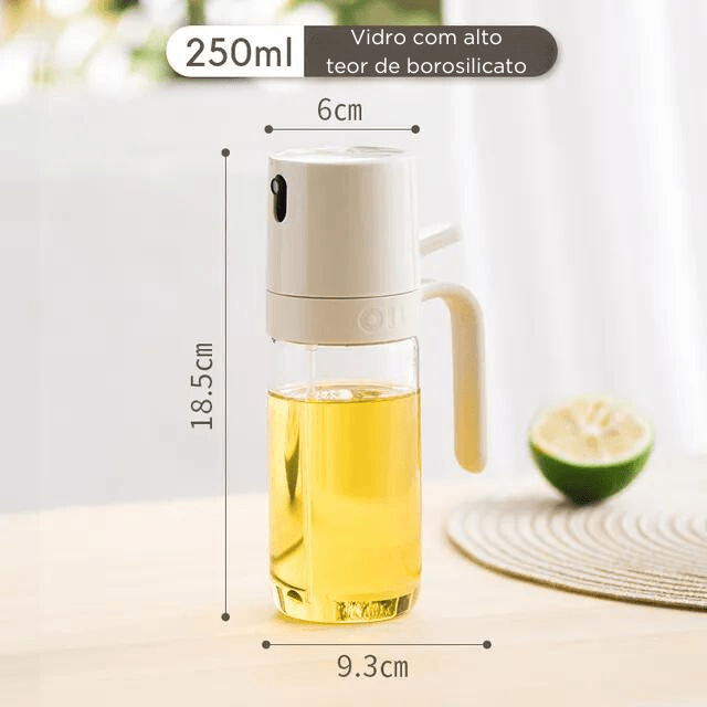 Um Toque de Classe: Spray de Vidro de Borosilicato Alto para Óleo e Azeite de Cozinha