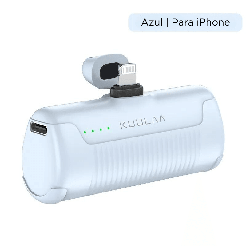 Sempre com Bateria: Mini Carregador Portátil 4500mAh | iPhone & Android