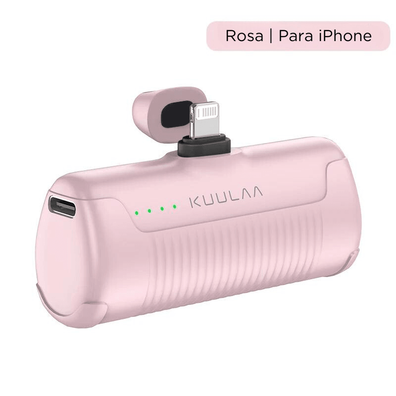 Sempre com Bateria: Mini Carregador Portátil 4500mAh | iPhone & Android